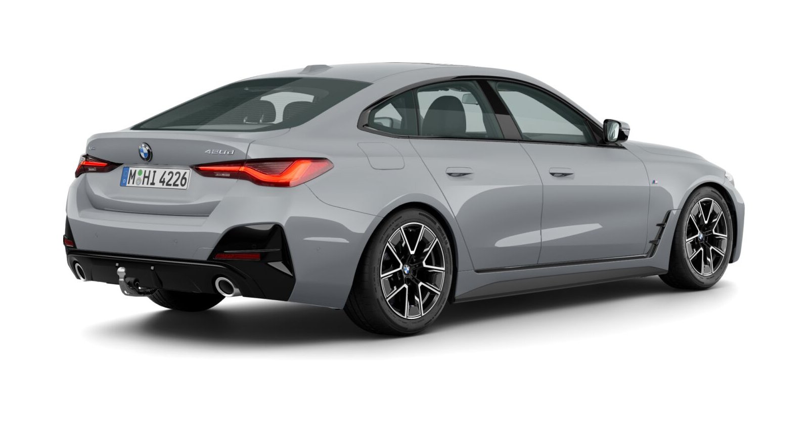 BMW BMW 4er in Grau von hinten BMW BMW 4er in Grau von hinten