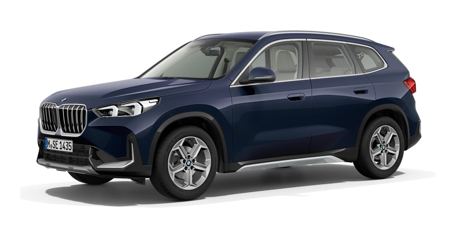 BMW X1 sDrive20i in Blau von vorne BMW X1 sDrive20i in Blau von vorne