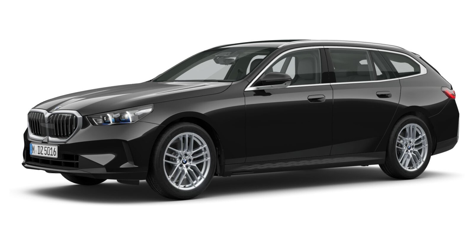 BMW BMW 5er in Schwarz von vorne BMW BMW 5er in Schwarz von vorne