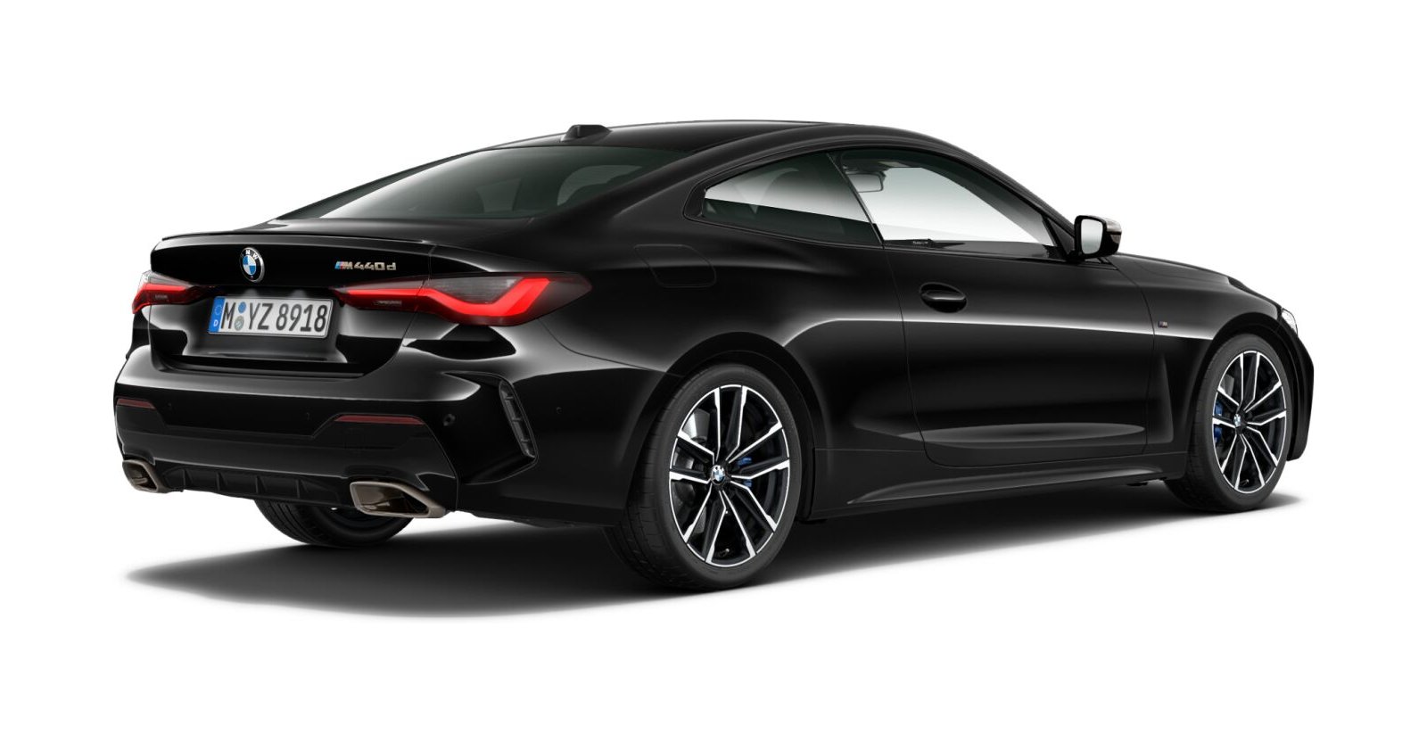 BMW BMW 4er in Schwarz von hinten BMW BMW 4er in Schwarz von hinten