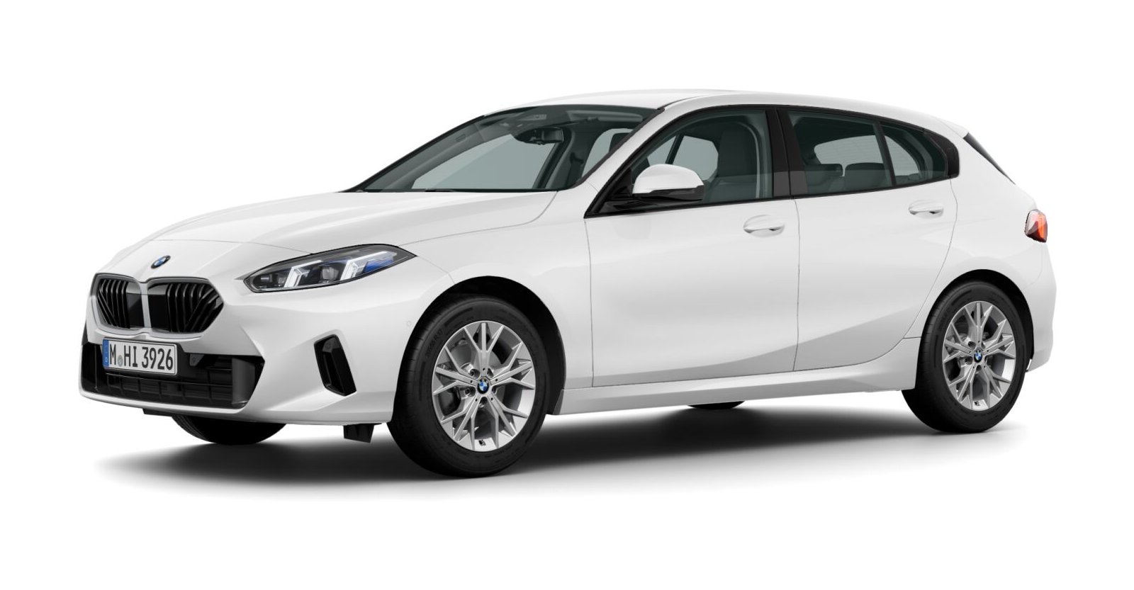 BMW BMW 1er in Weiß von vorne