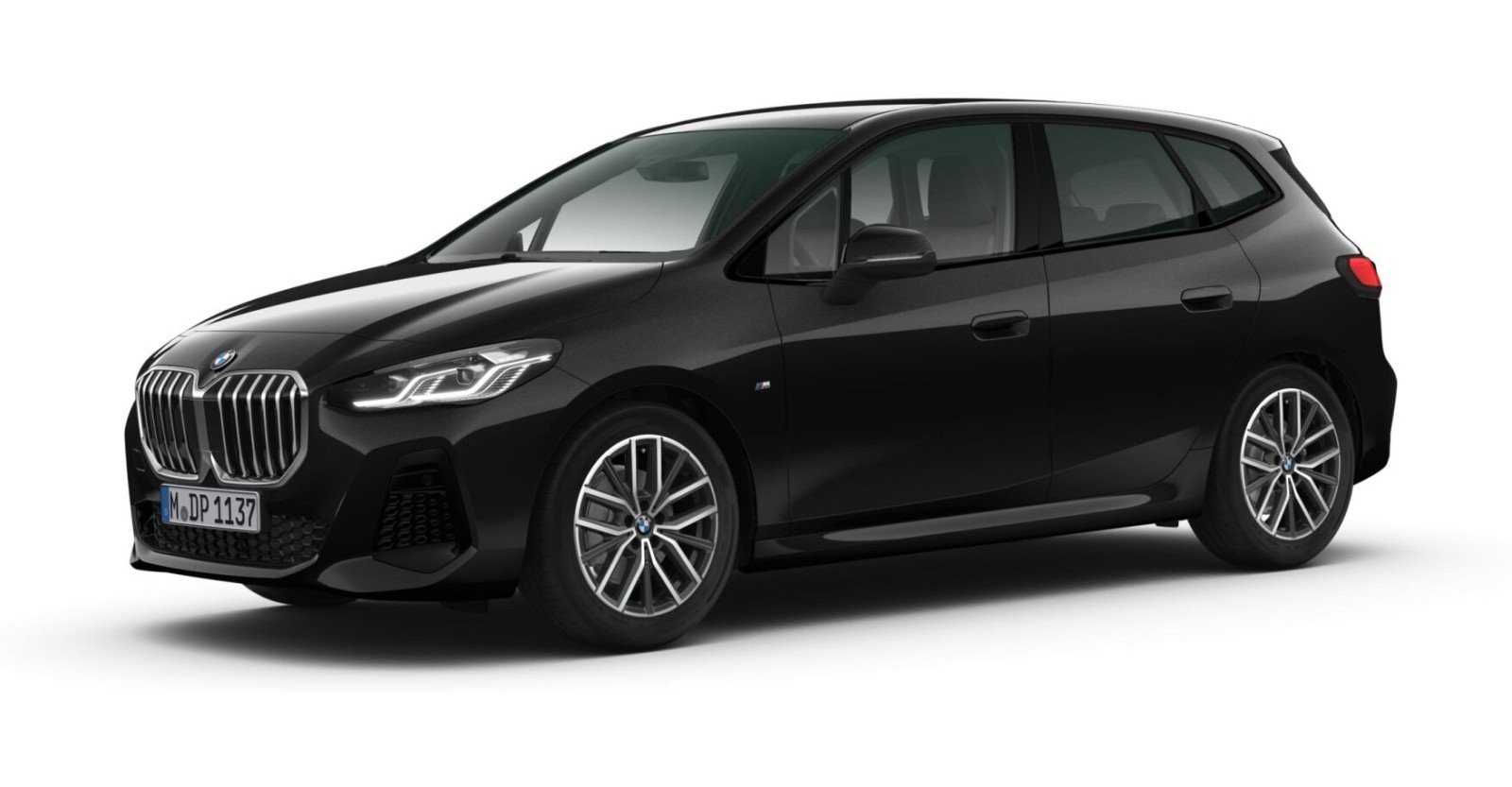 BMW BMW 2er in Schwarz von vorne BMW BMW 2er in Schwarz von vorne