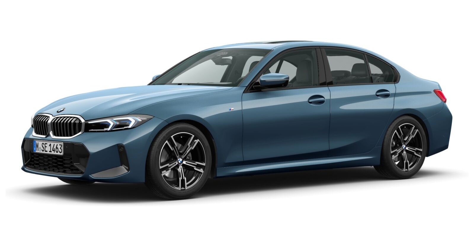 BMW BMW 3er in Blau von vorne