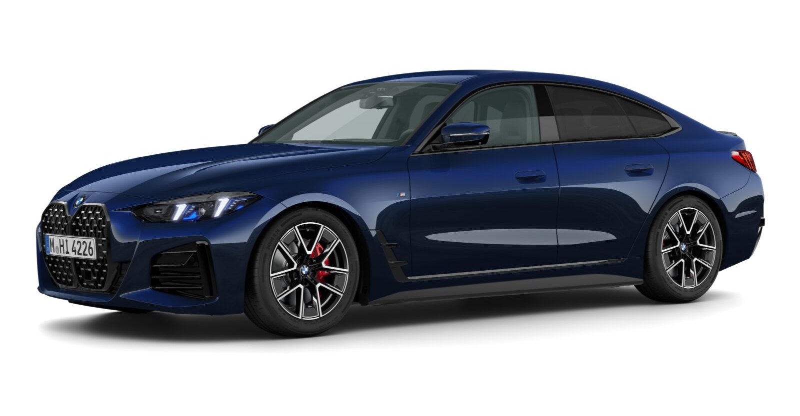 BMW BMW 4er in Blau von vorne