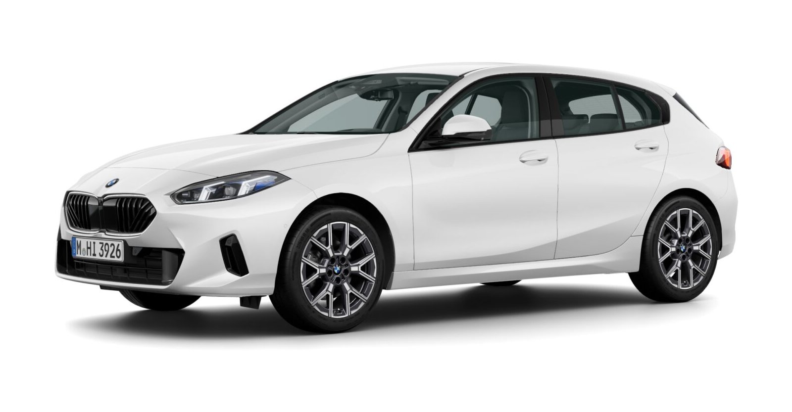 BMW 120 in Weiß von vorne