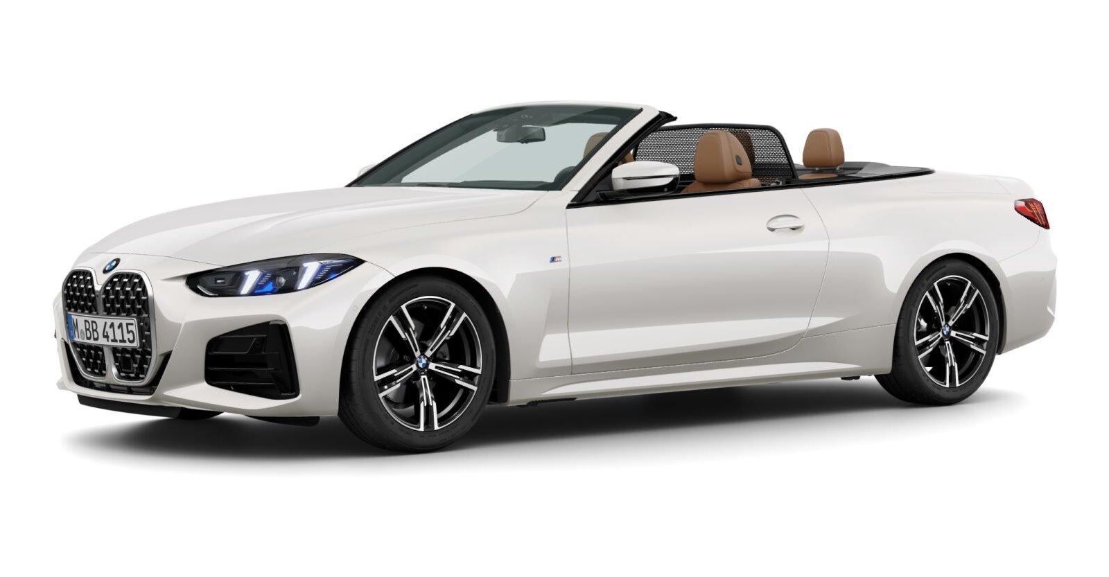 BMW BMW 4er in Weiß von vorne