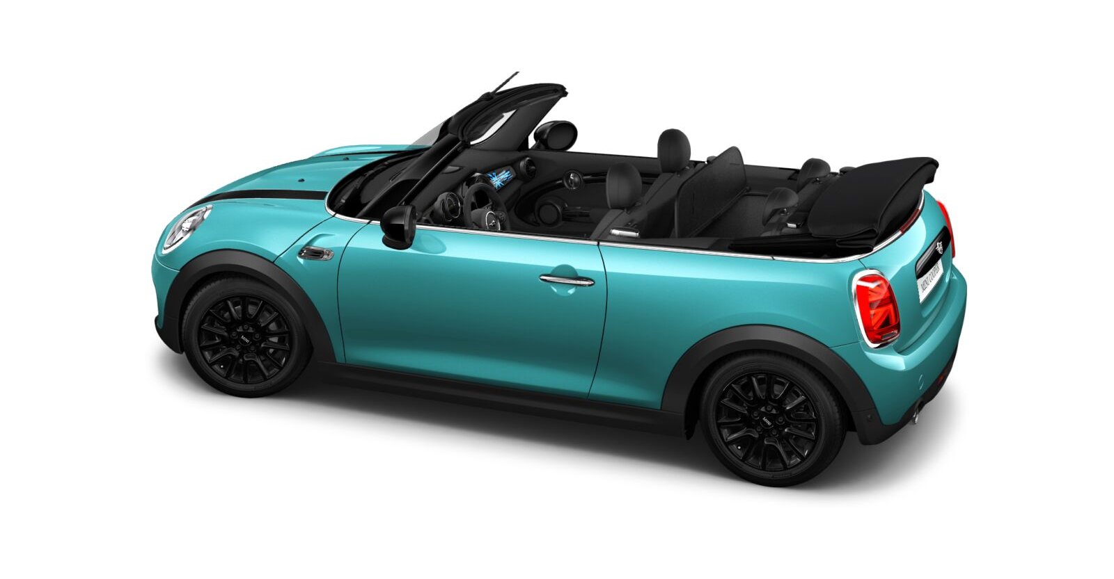 MINI MINI Cabrio in Grün von hinten MINI MINI Cabrio in Grün von hinten