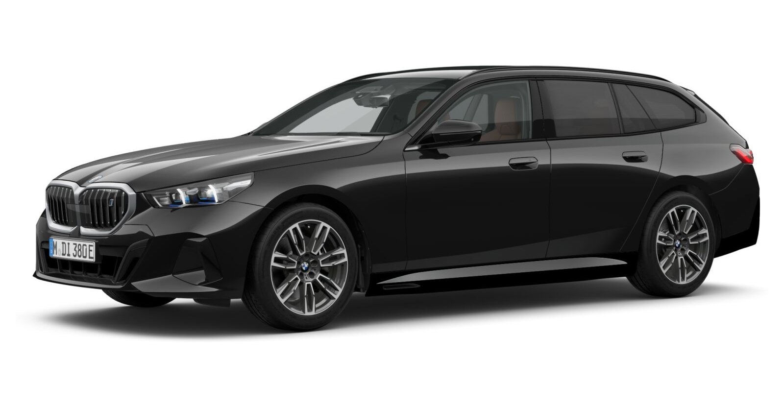 BMW BMW I in Schwarz von vorne BMW BMW I in Schwarz von vorne