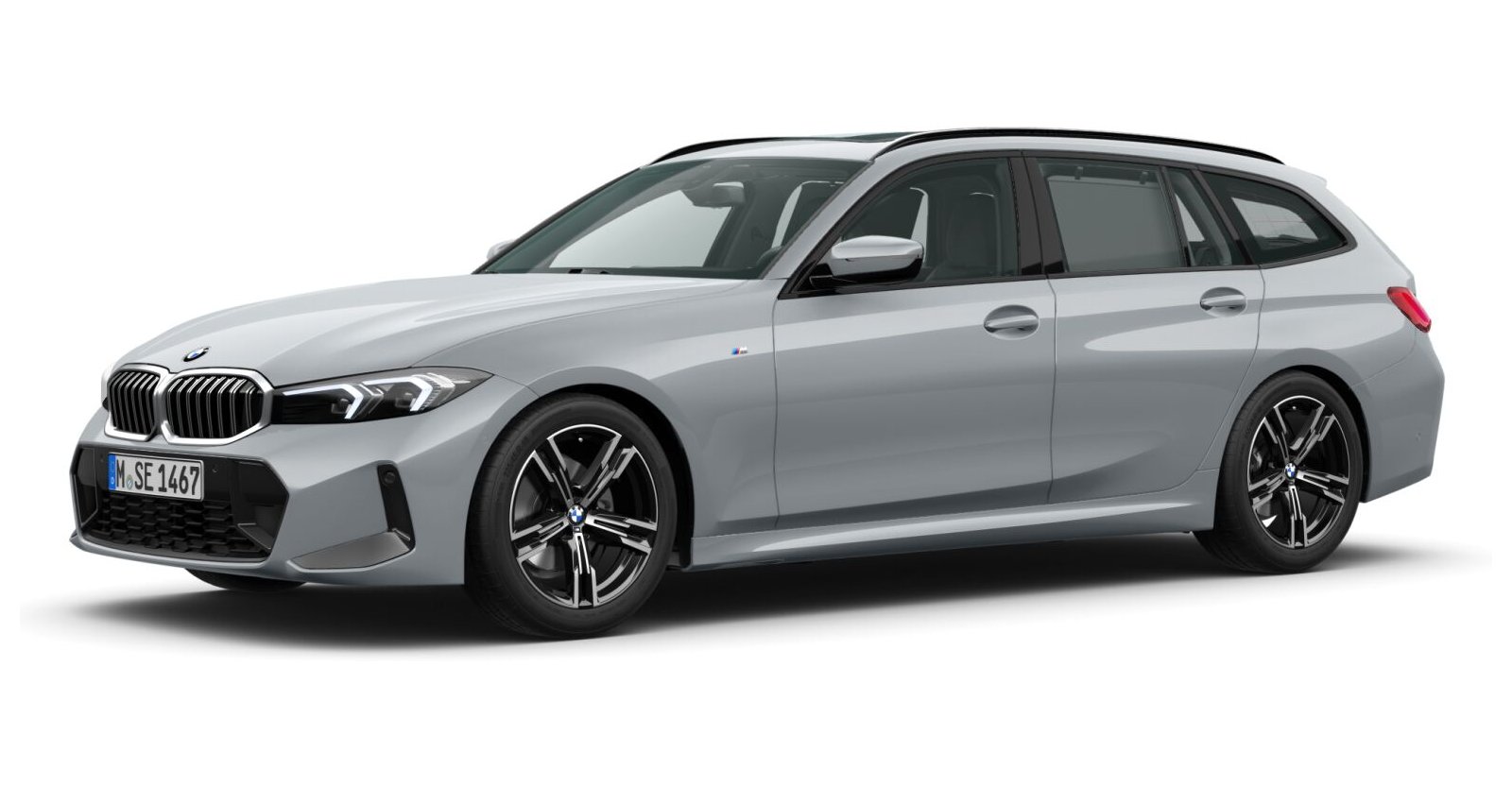 BMW BMW 3er in Grau von vorne