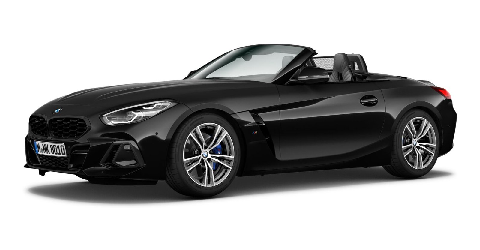 BMW Z4 M40i in Schwarz von vorne BMW Z4 M40i in Schwarz von vorne