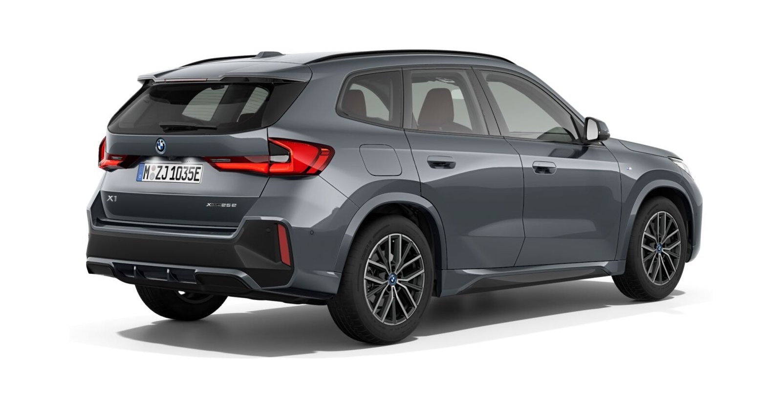 BMW BMW X in Grau von hinten