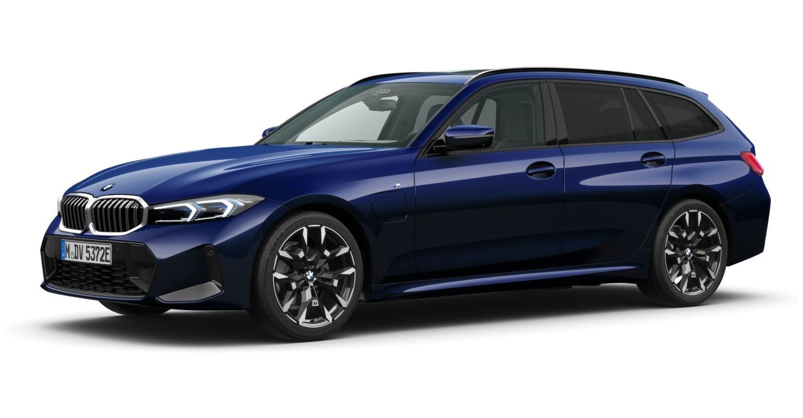 BMW BMW 3er in Blau von vorne BMW BMW 3er in Blau von vorne