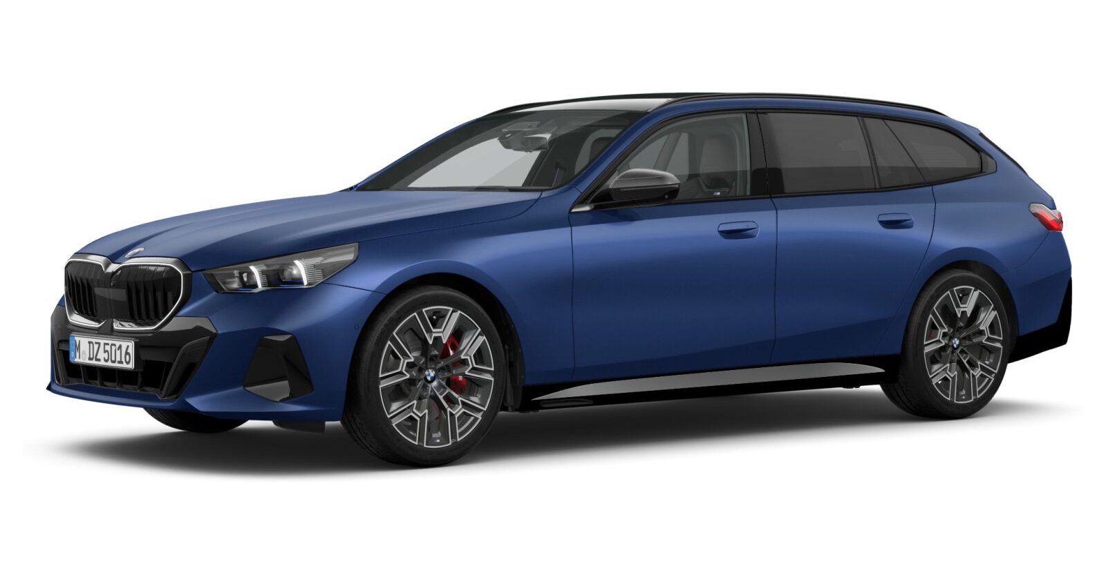 BMW BMW 5er in Blau von vorne