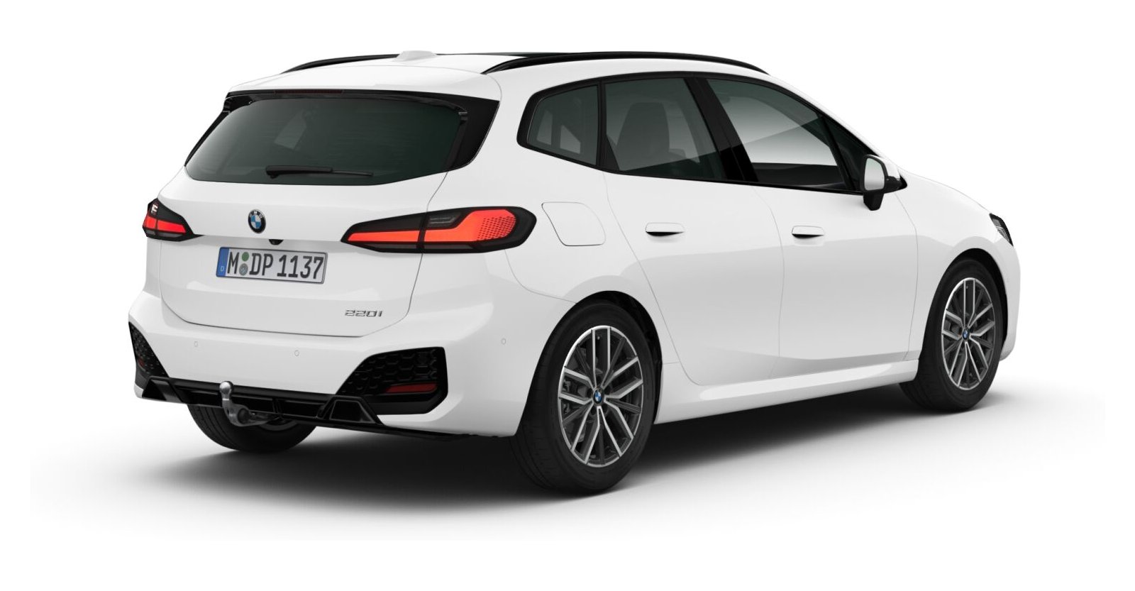 BMW BMW 2er in Weiß von hinten BMW BMW 2er in Weiß von hinten