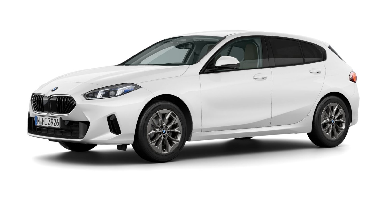 BMW BMW 1er in Weiß von vorne