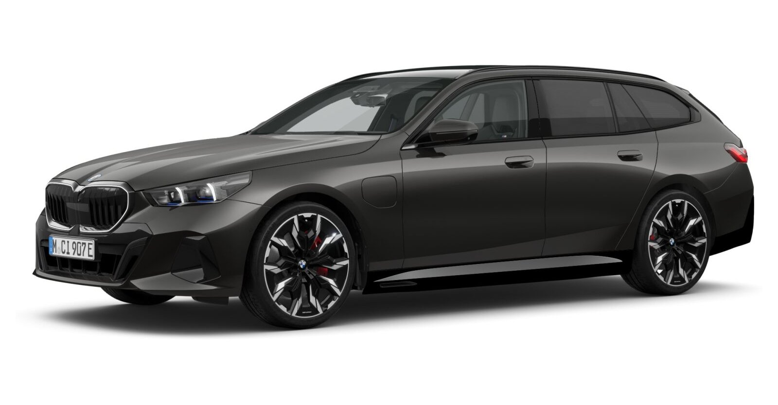 BMW BMW 5er in Grau von vorne