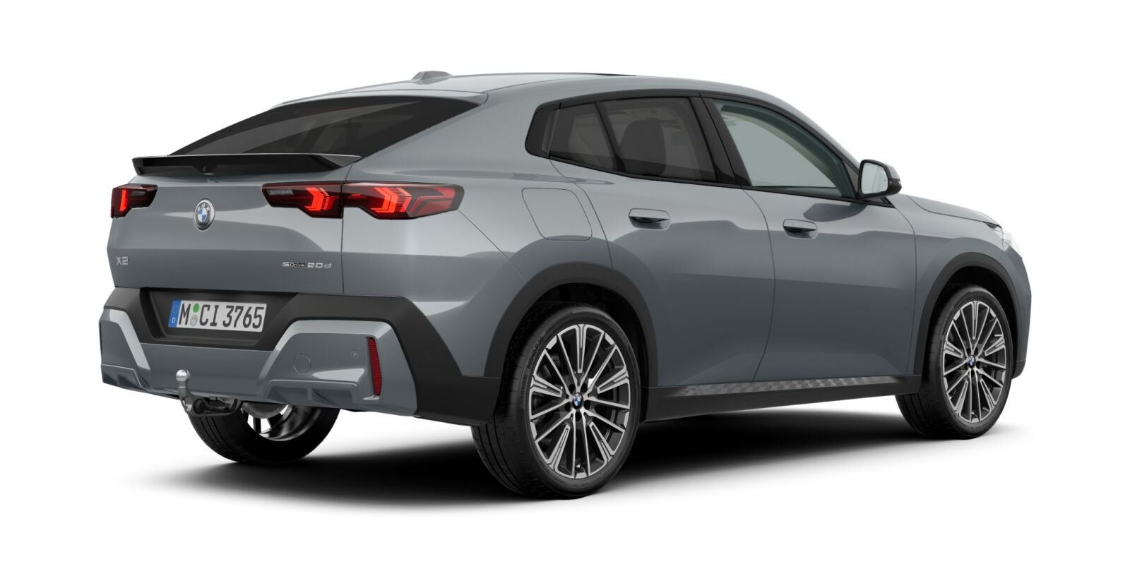 BMW BMW X in Grau von hinten
