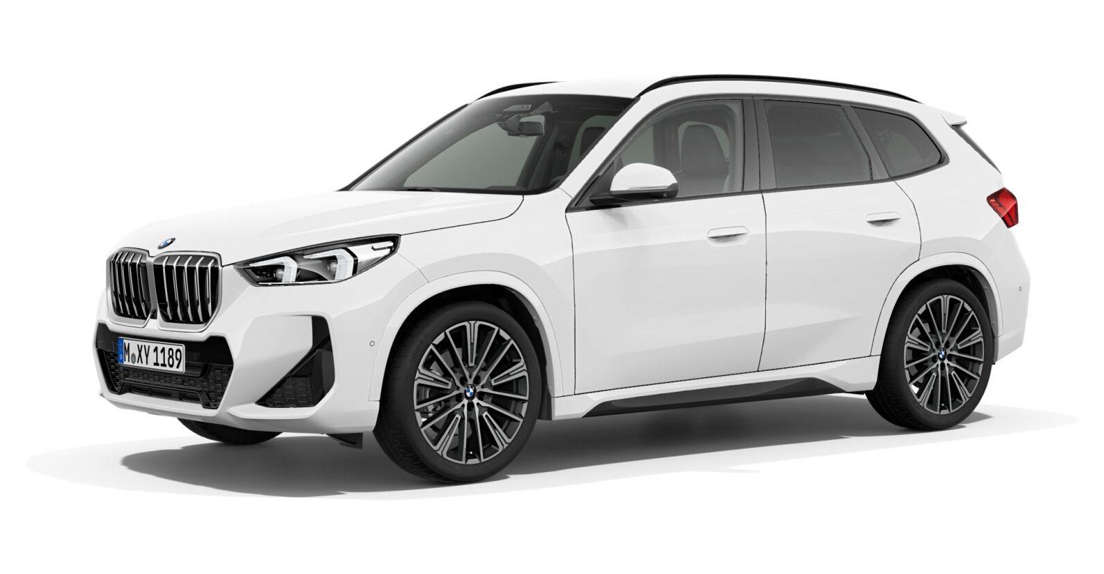 BMW X1 xDrive23i in Weiß von vorne BMW X1 xDrive23i in Weiß von vorne