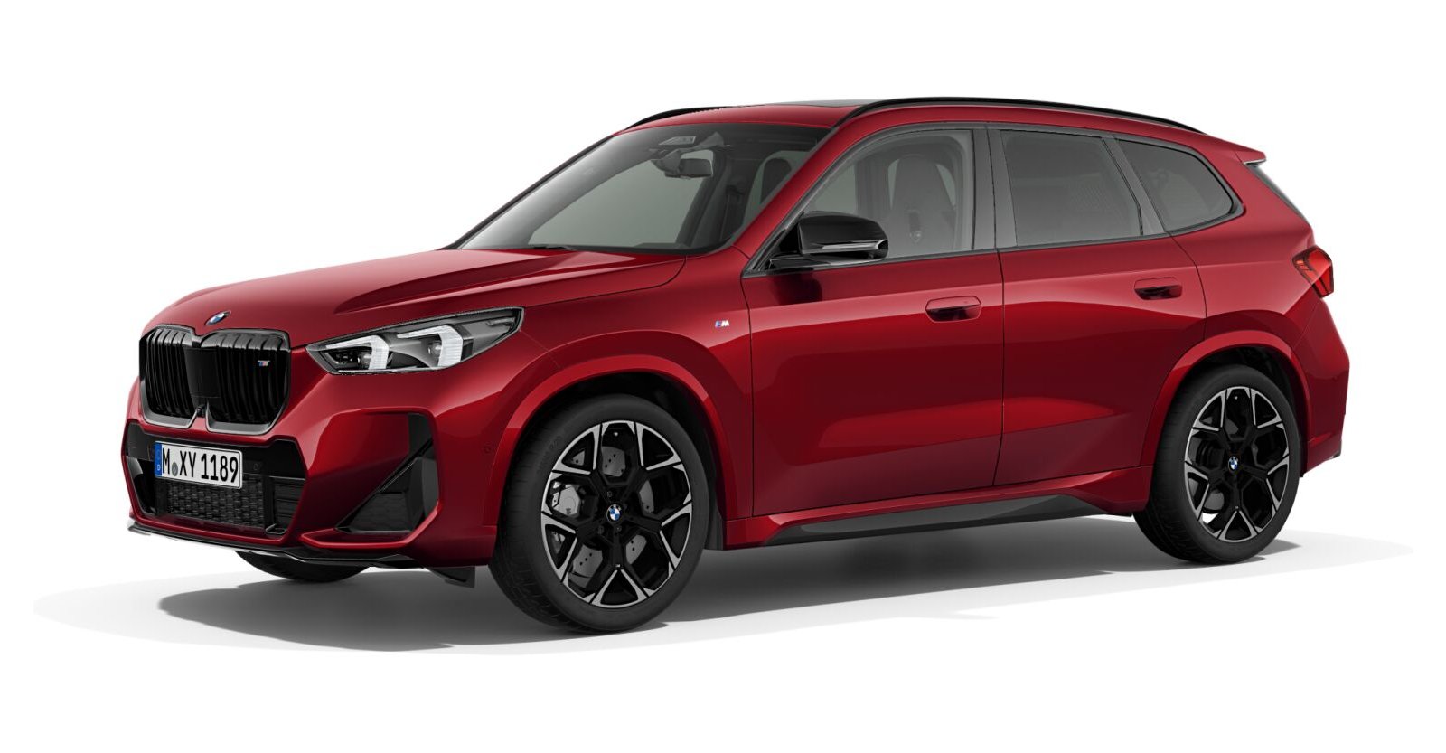 BMW X1 M35i xDrive in Rot von vorne BMW X1 M35i xDrive in Rot von vorne
