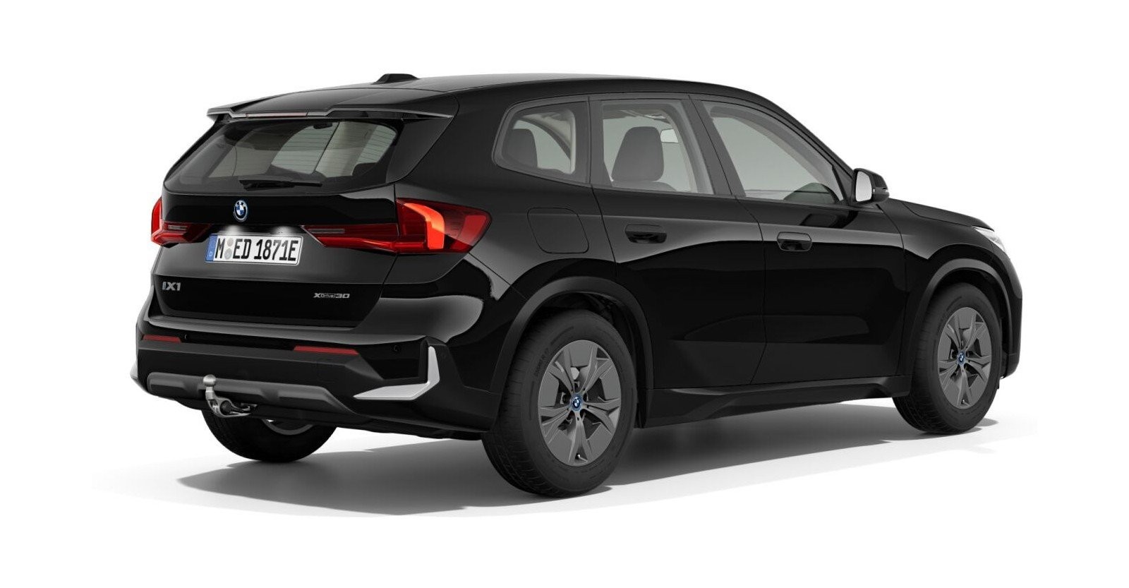 BMW BMW I in Schwarz von hinten