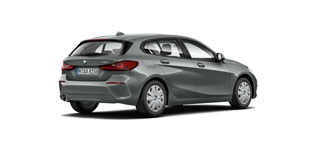 BMW BMW 1er in Grau von hinten BMW BMW 1er in Grau von hinten