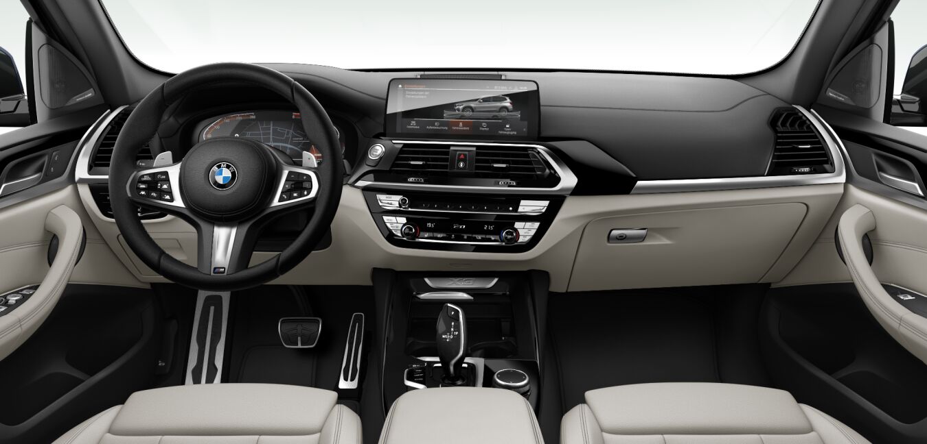 BMW BMW X im Innenraum von vorne