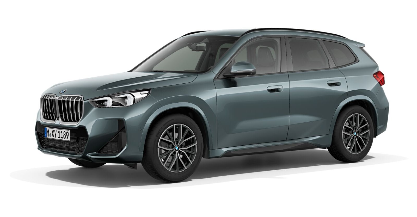 BMW X1 xDrive20d in Gr&uuml;n von vorne