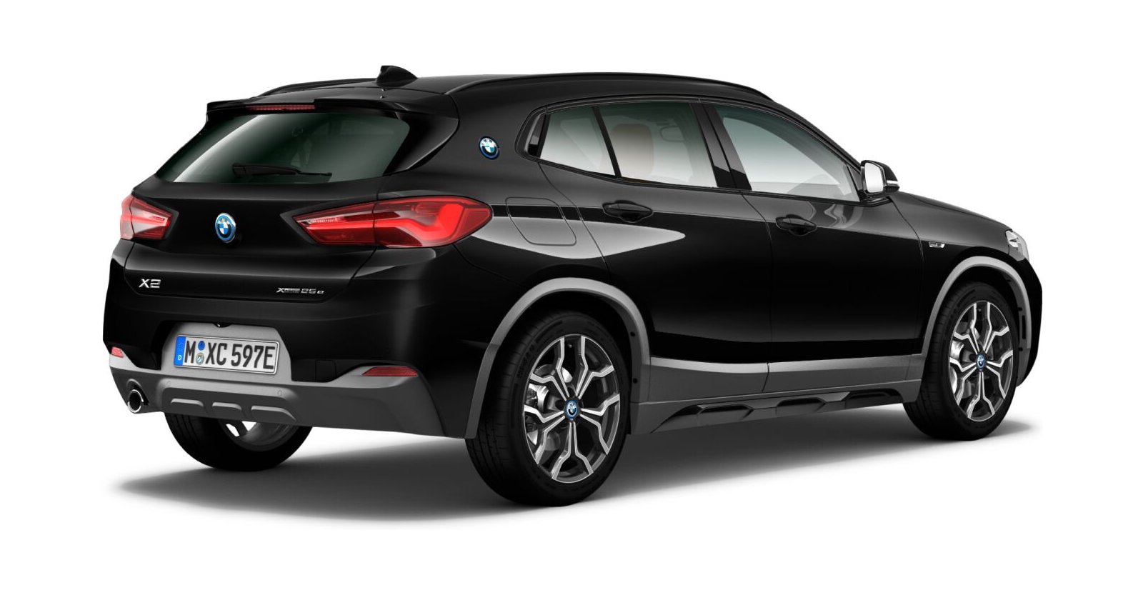 BMW BMW X in Schwarz von hinten BMW BMW X in Schwarz von hinten