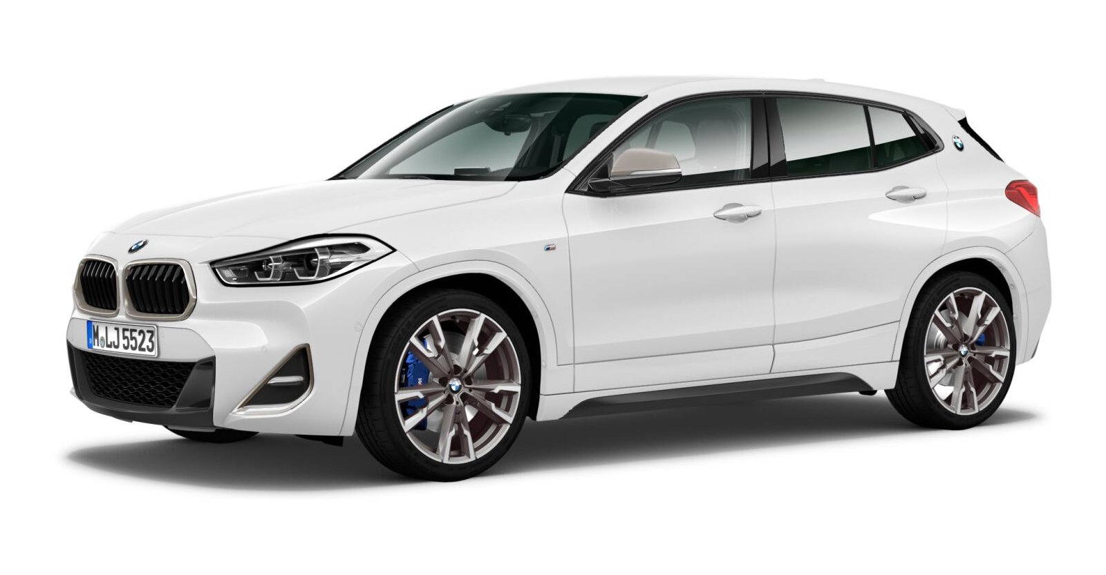 BMW X2 M35i in Weiß von vorne
