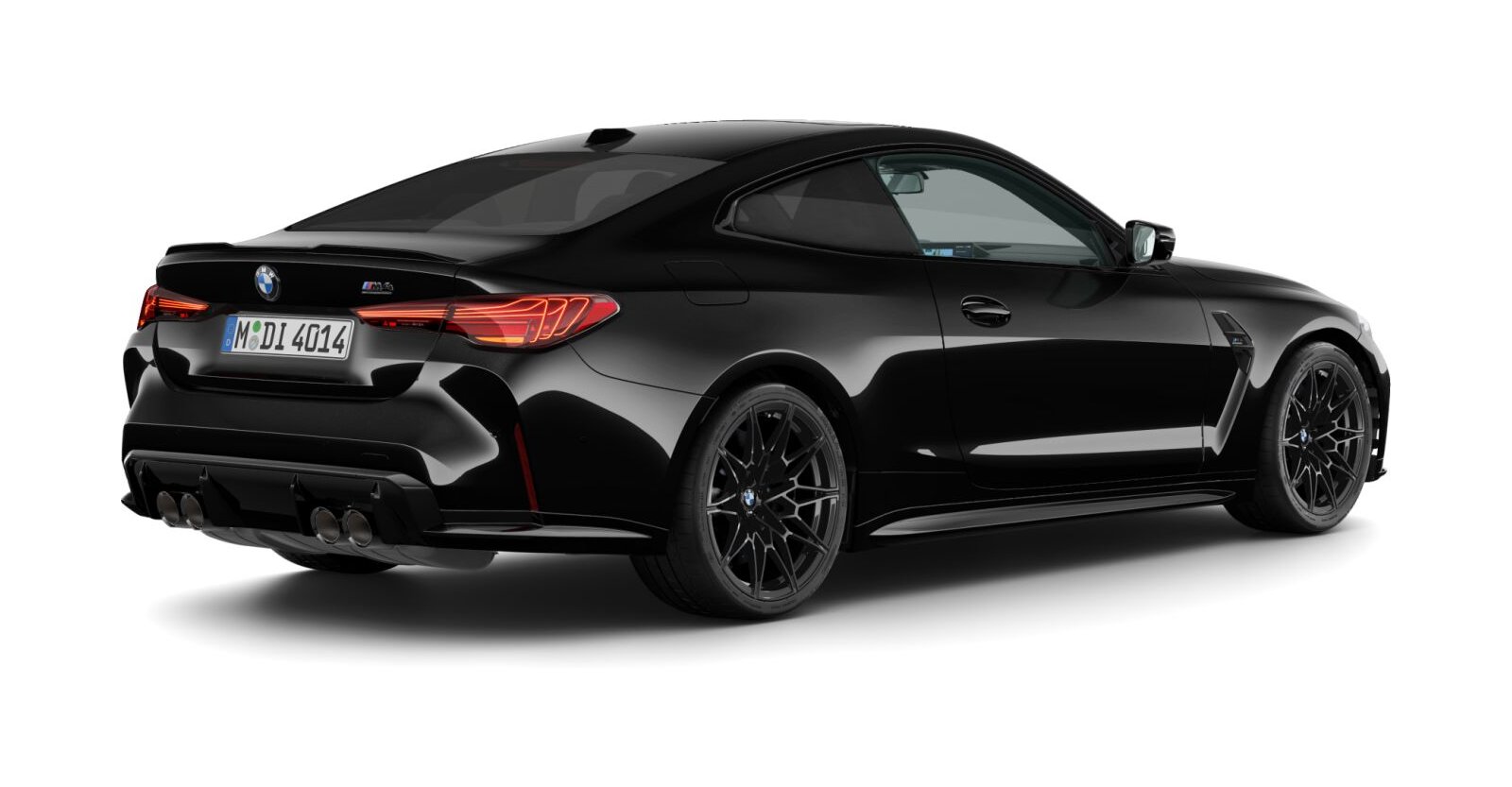 BMW BMW M in Schwarz von hinten BMW BMW M in Schwarz von hinten