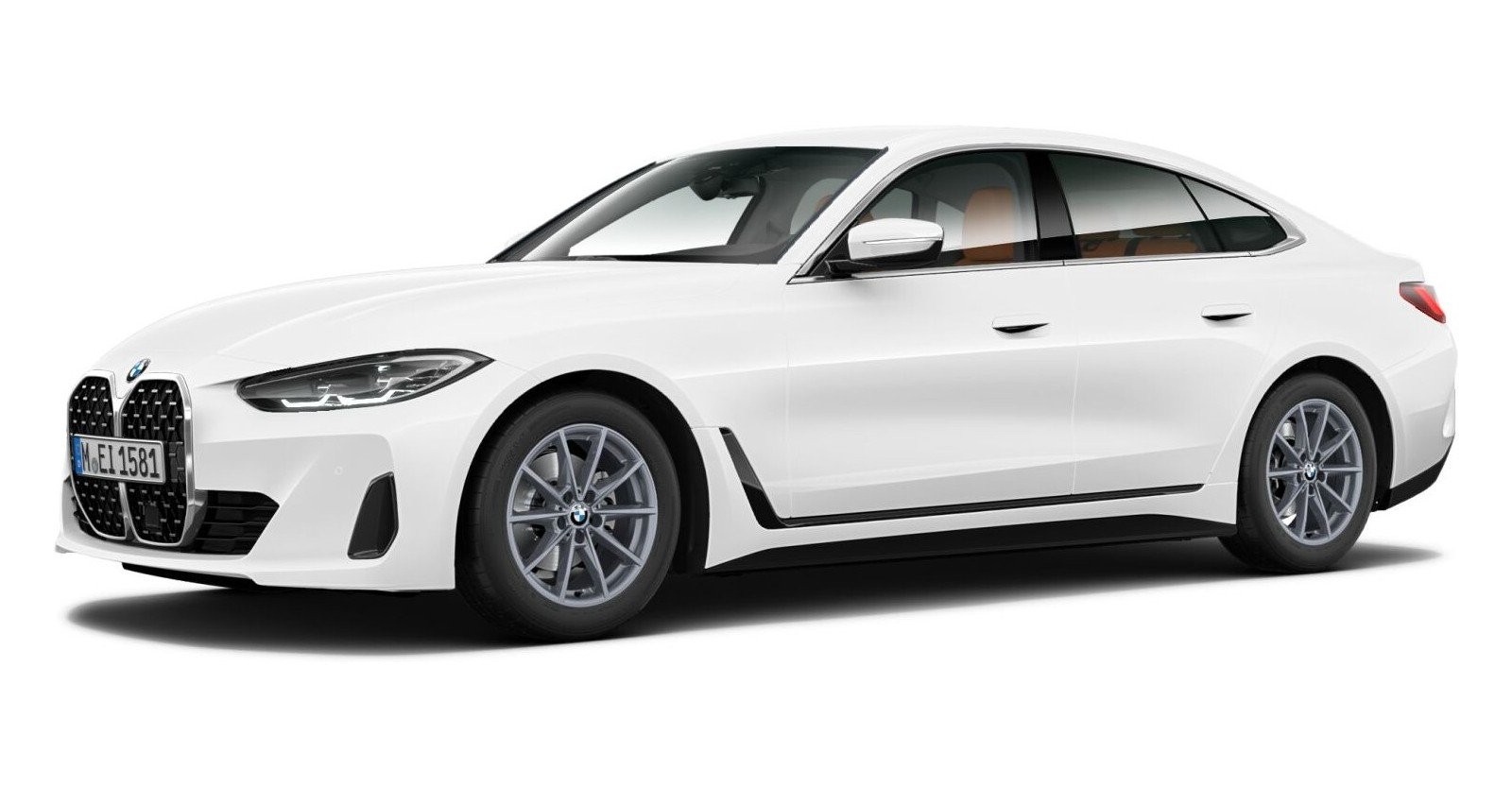 BMW BMW 4er in Weiß von vorne BMW BMW 4er in Weiß von vorne