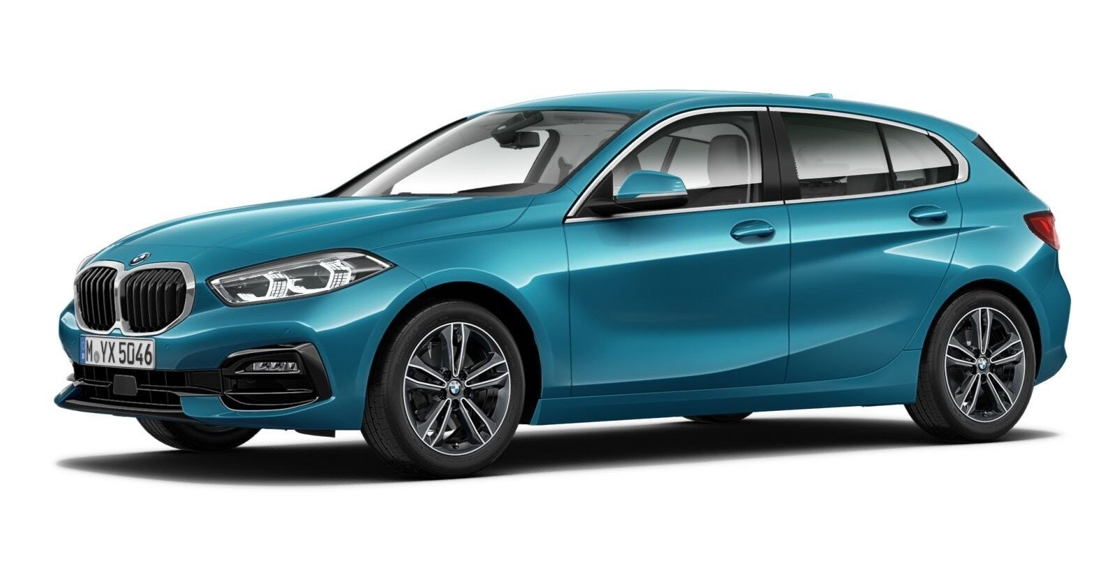 BMW BMW 1er in Blau von vorne