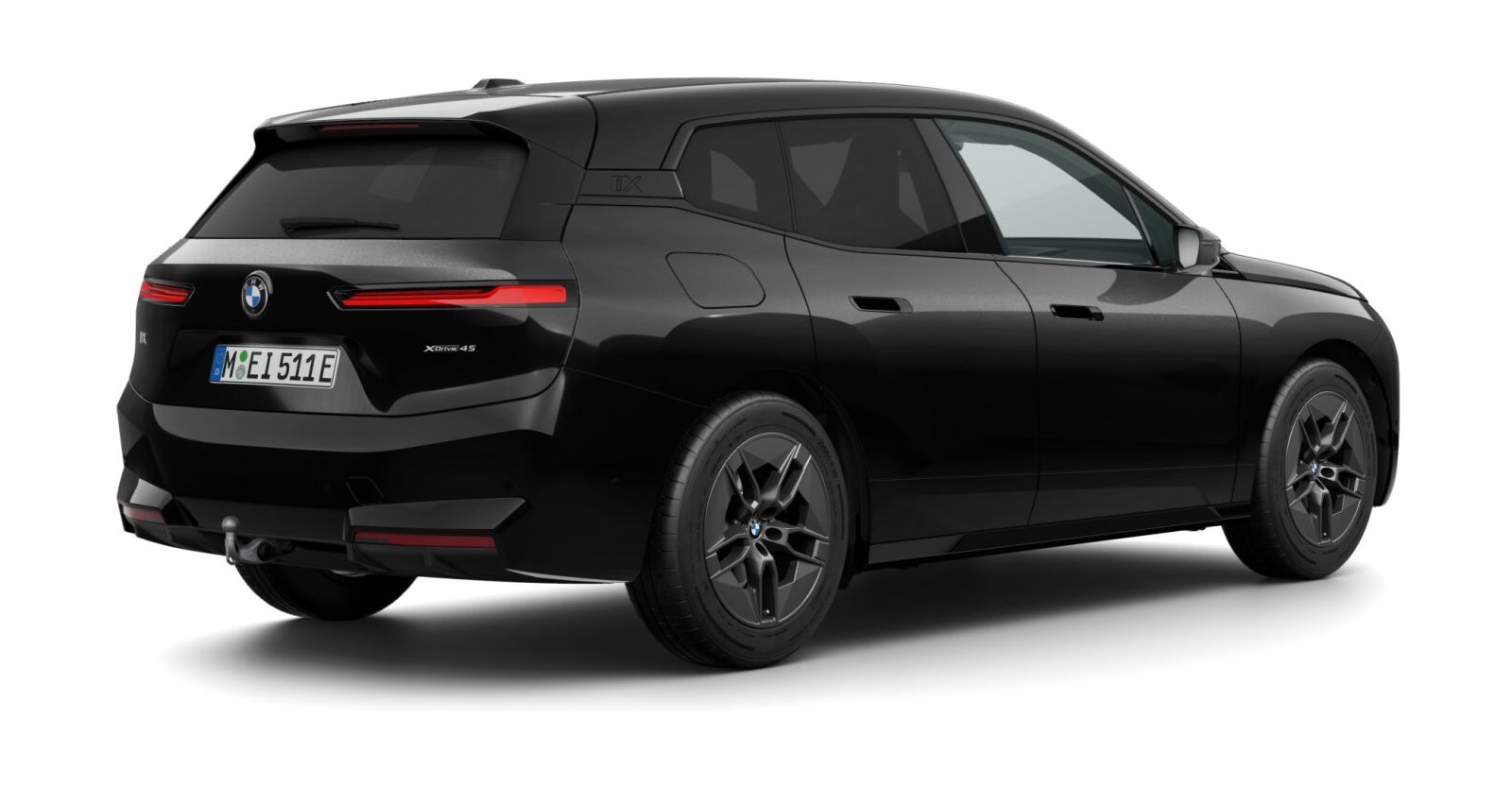 BMW BMW I in Schwarz von hinten