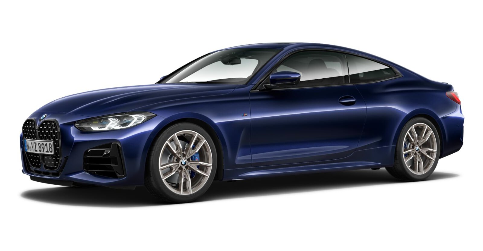 BMW BMW 4er in Blau von vorne BMW BMW 4er in Blau von vorne