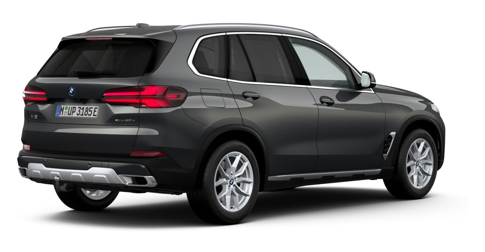 BMW BMW X in Grau von hinten