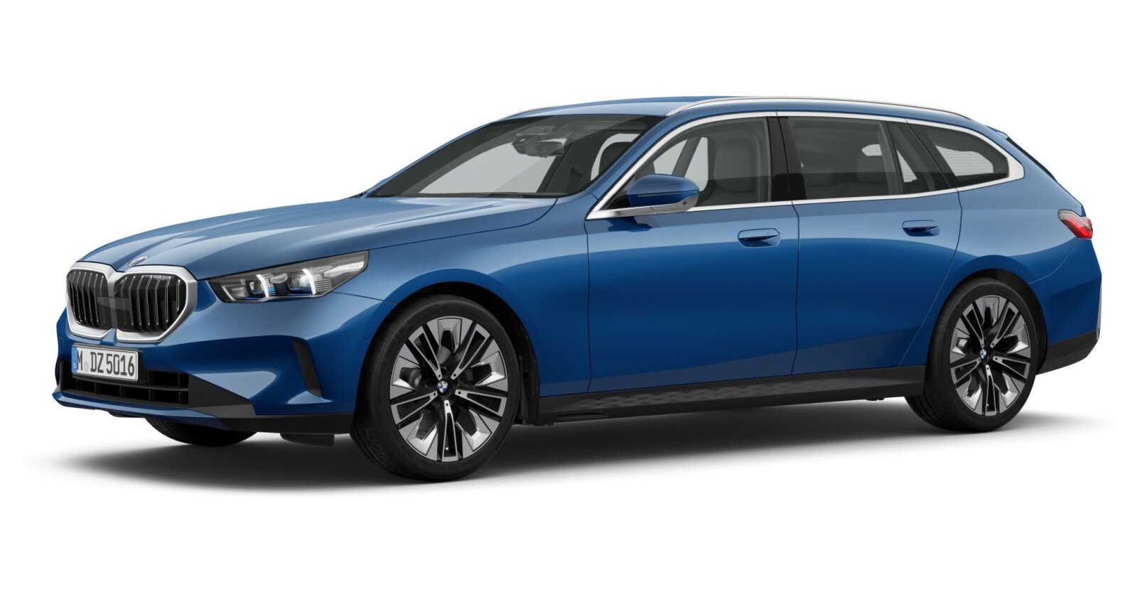 BMW BMW 5er in Blau von vorne BMW BMW 5er in Blau von vorne
