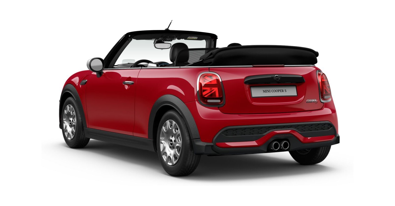 MINI MINI Cabrio in Rot von hinten