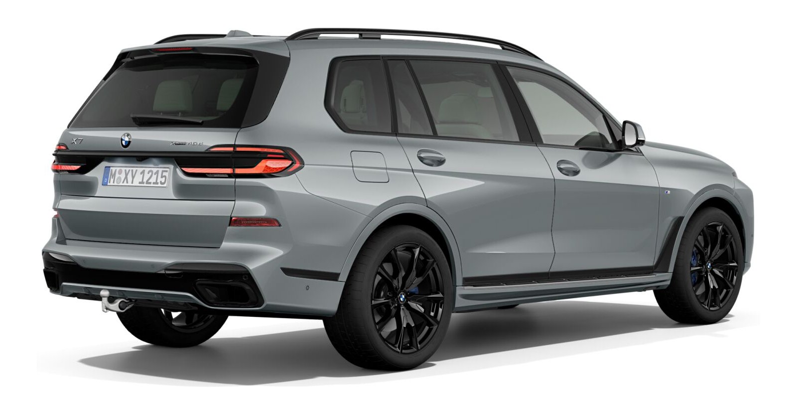 BMW BMW X in Grau von hinten BMW BMW X in Grau von hinten