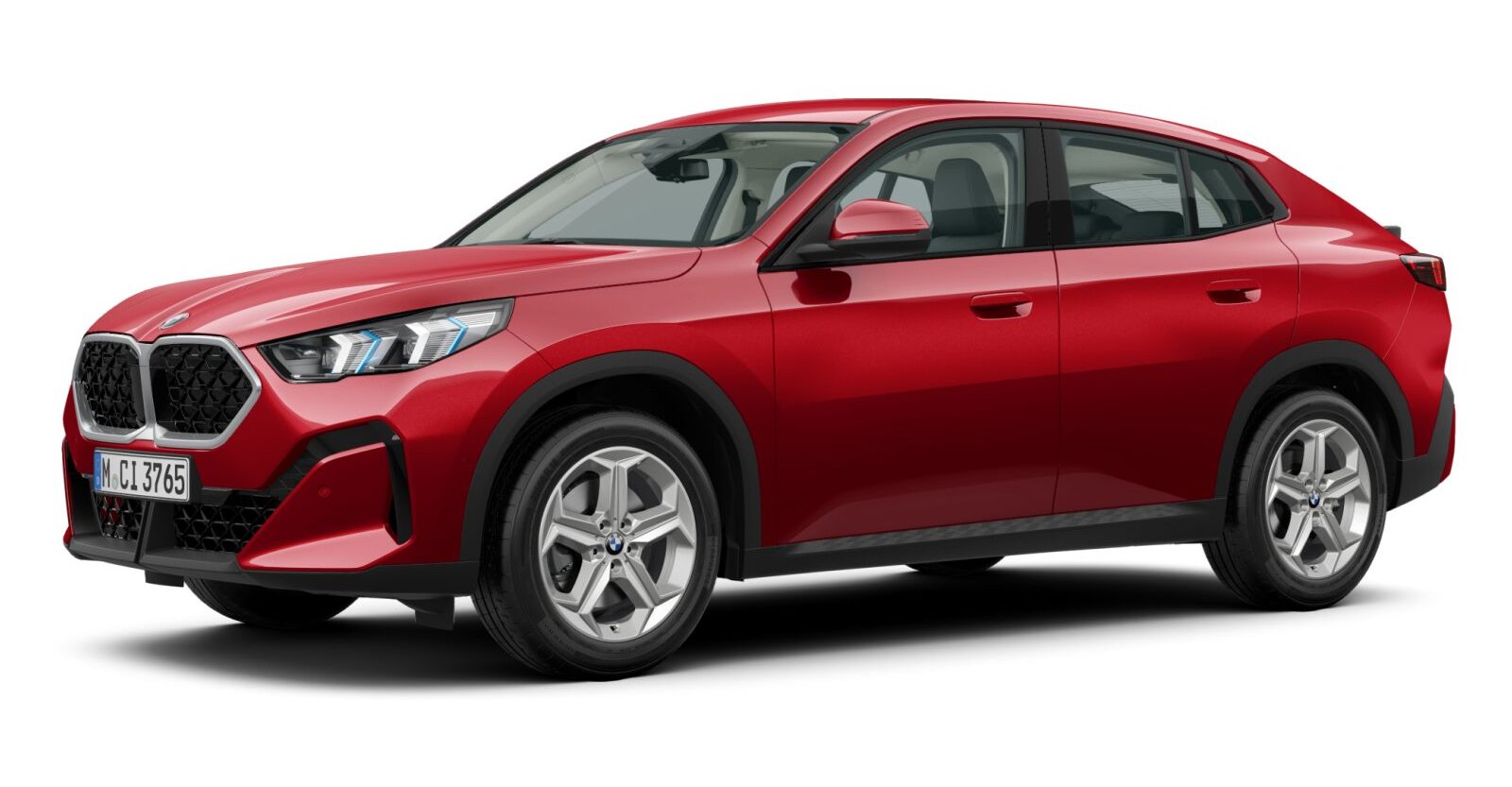 BMW X2 sDrive20i in Rot von vorne