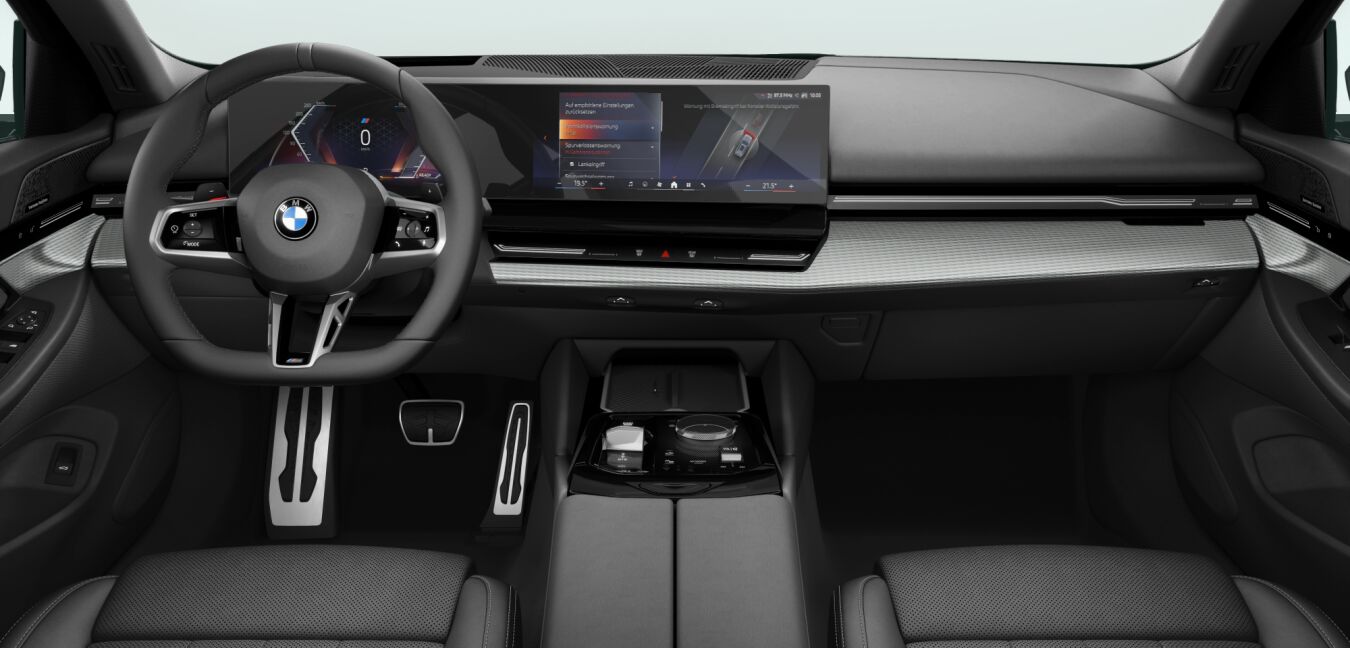 BMW BMW 5er im Innenraum von vorne BMW BMW 5er im Innenraum von vorne