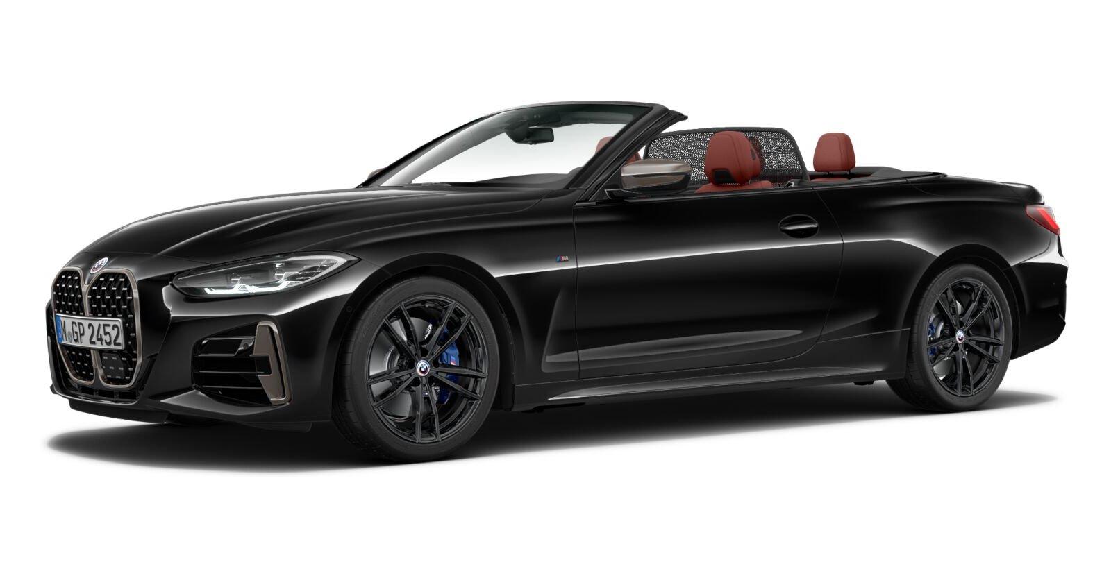 BMW BMW 4er in Schwarz von vorne BMW BMW 4er in Schwarz von vorne