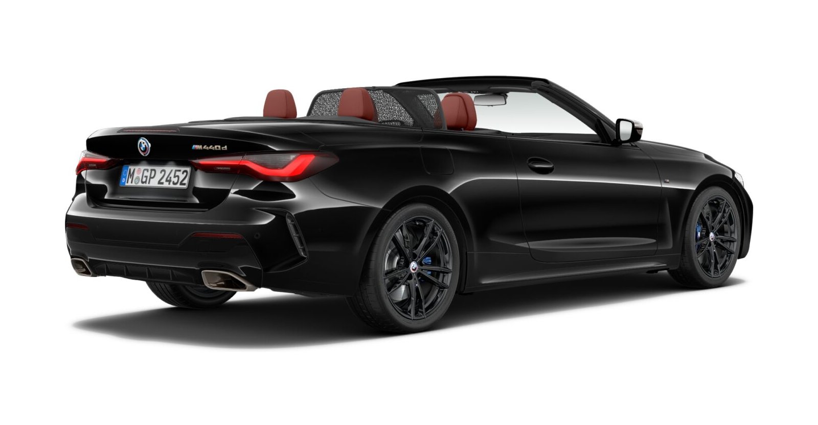 BMW BMW 4er in Schwarz von hinten BMW BMW 4er in Schwarz von hinten