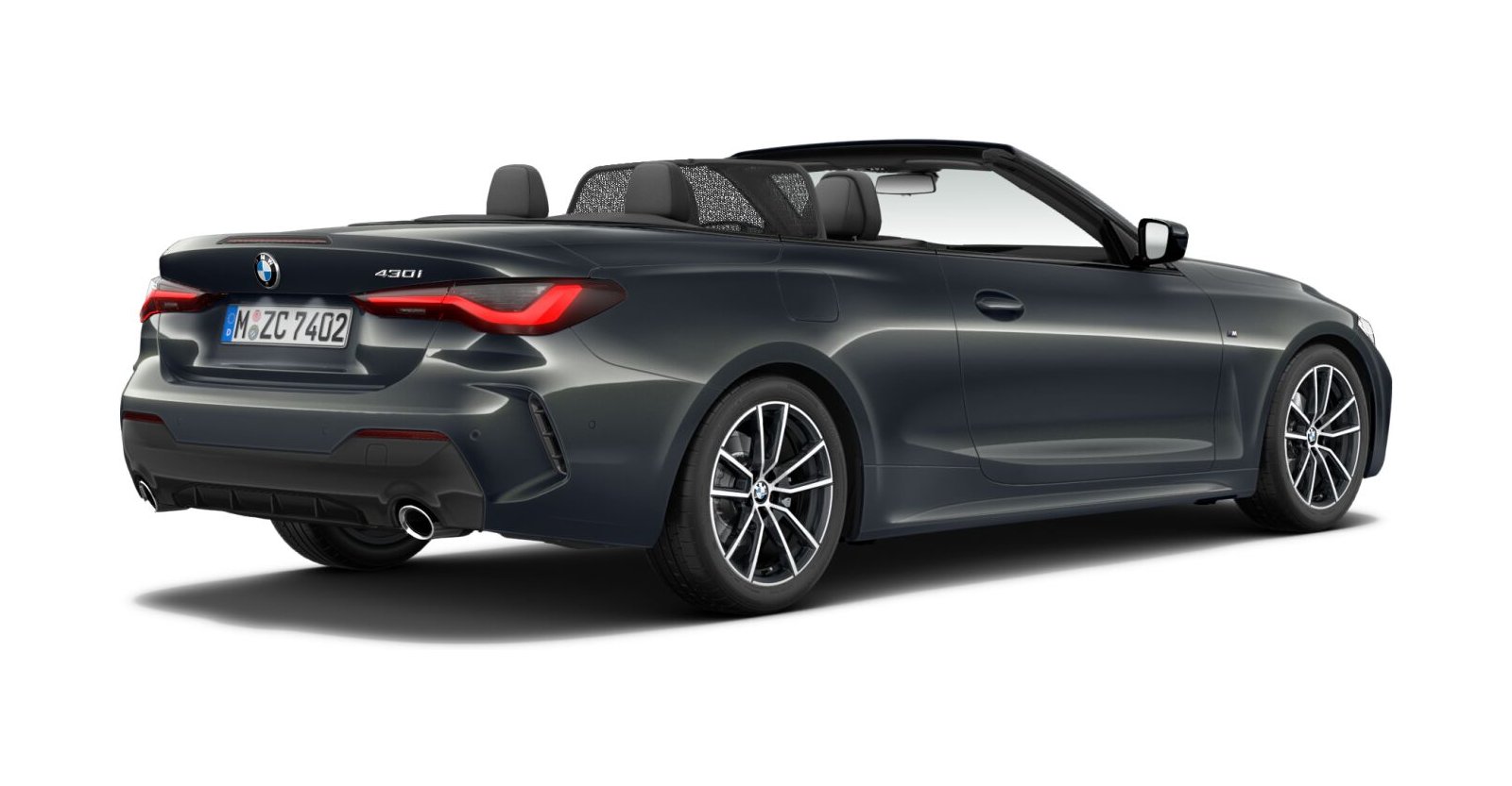 BMW BMW 4er in Grau von hinten BMW BMW 4er in Grau von hinten