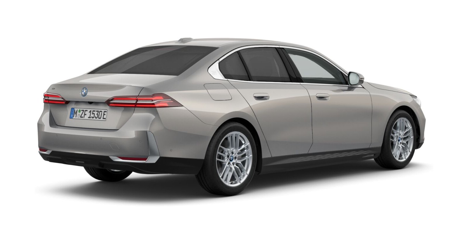 BMW BMW 5er in Grau von hinten BMW BMW 5er in Grau von hinten