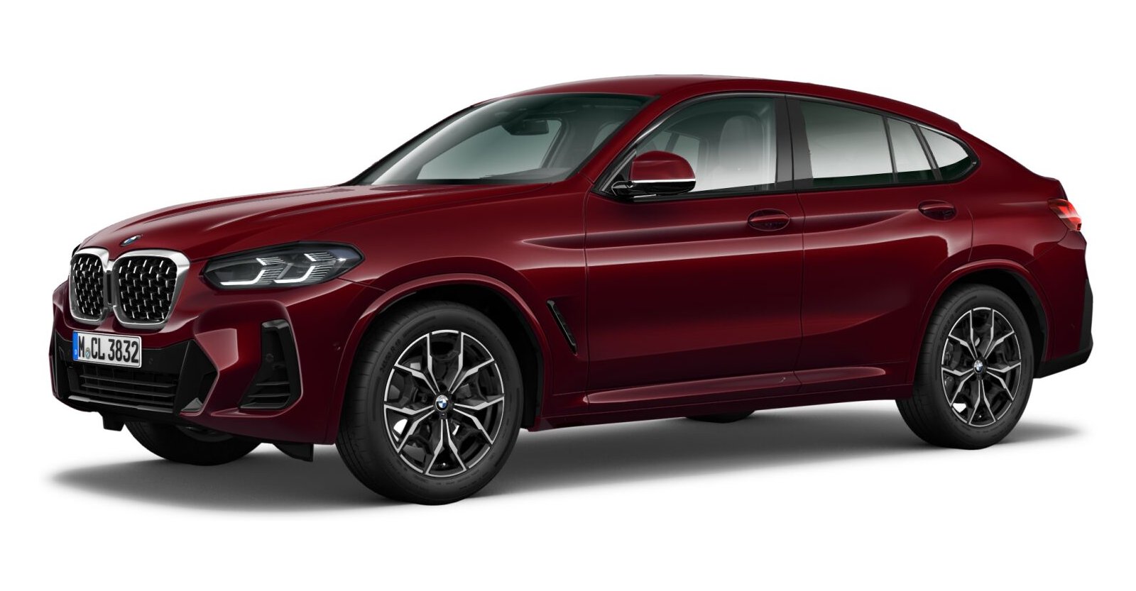 BMW BMW X in Rot von vorne