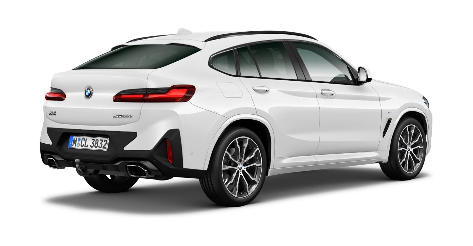 BMW BMW X in Weiß von hinten