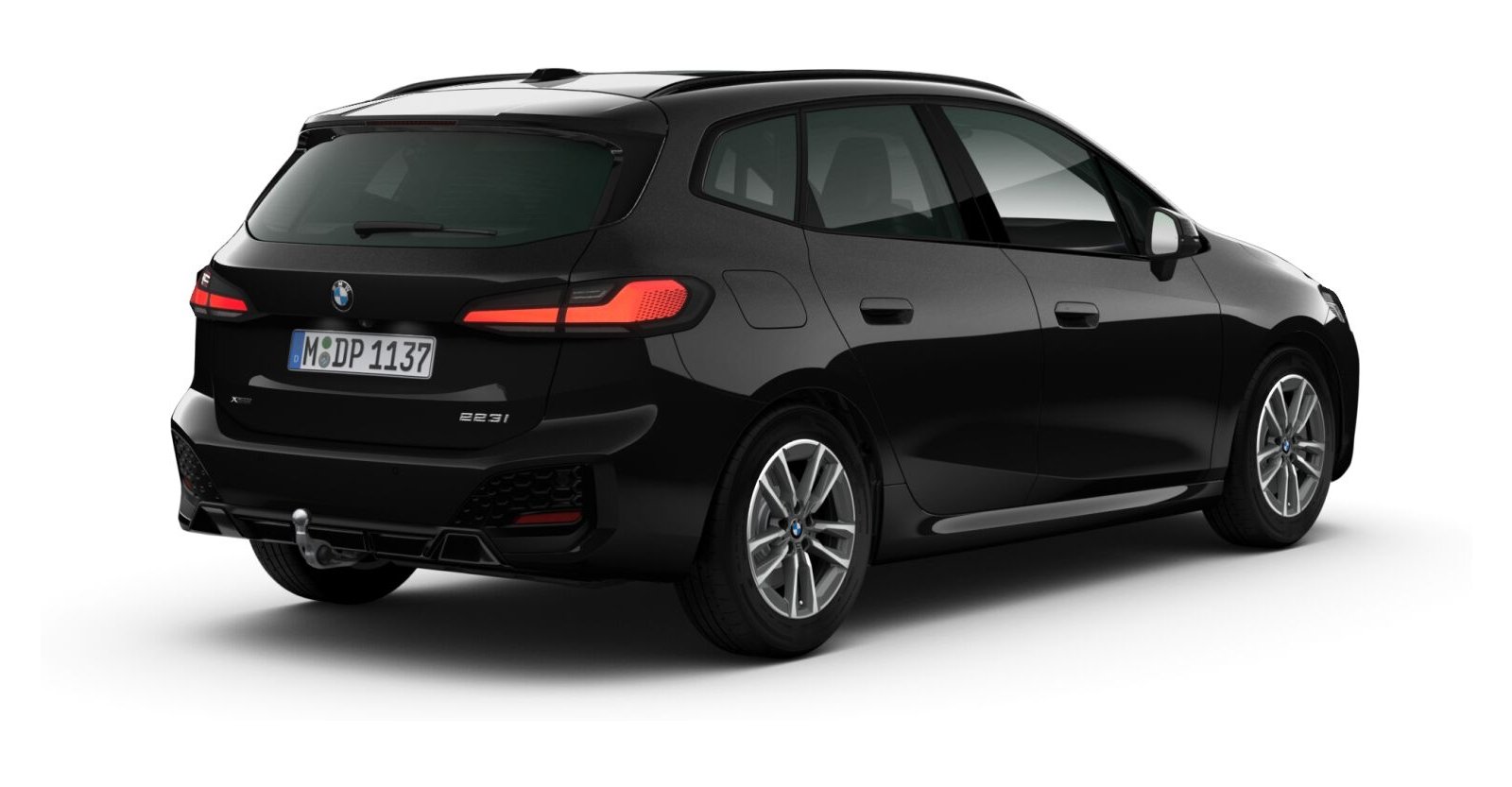 BMW BMW 2er in Schwarz von hinten BMW BMW 2er in Schwarz von hinten