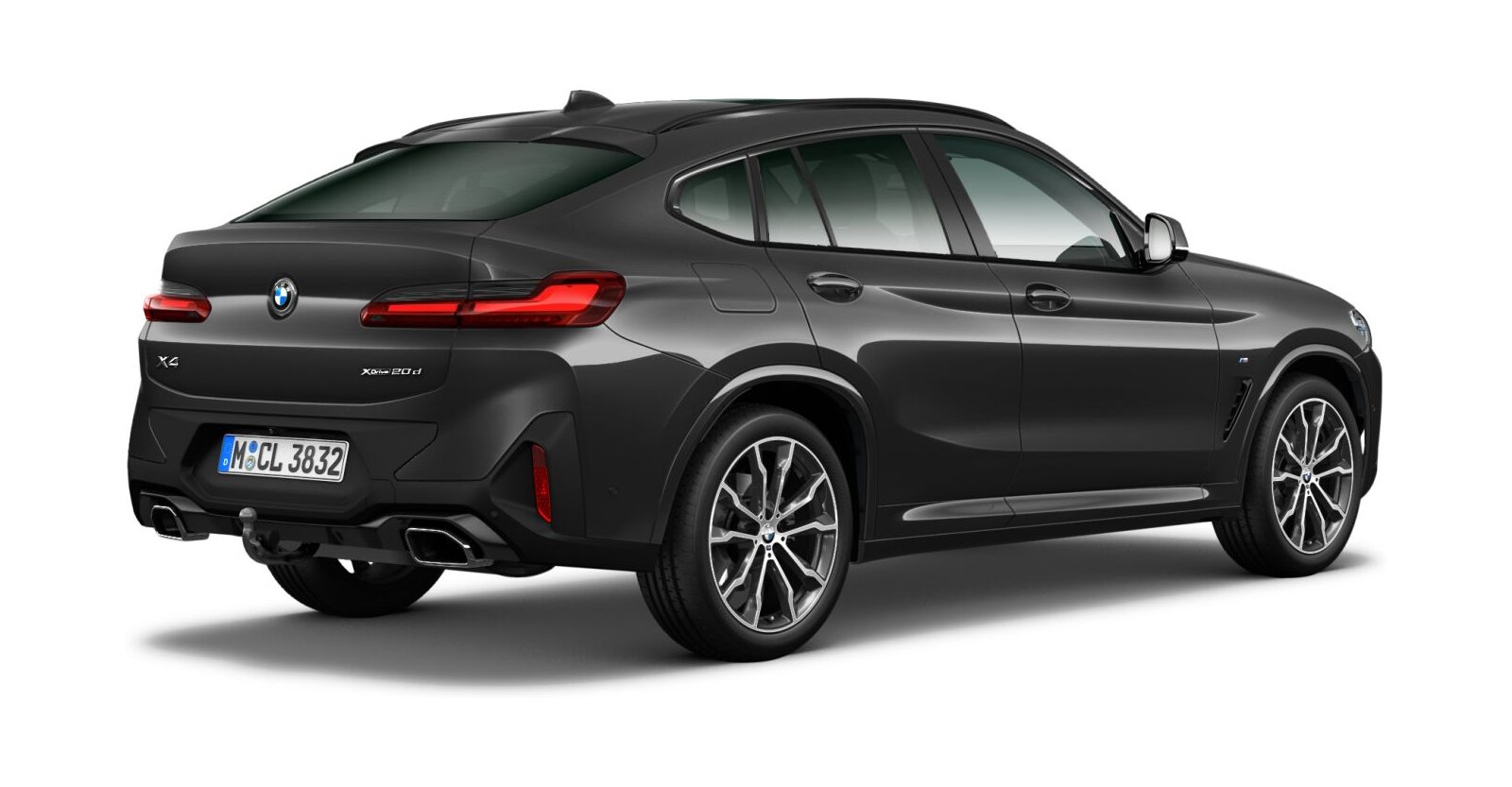 BMW BMW X in Grau von hinten BMW BMW X in Grau von hinten