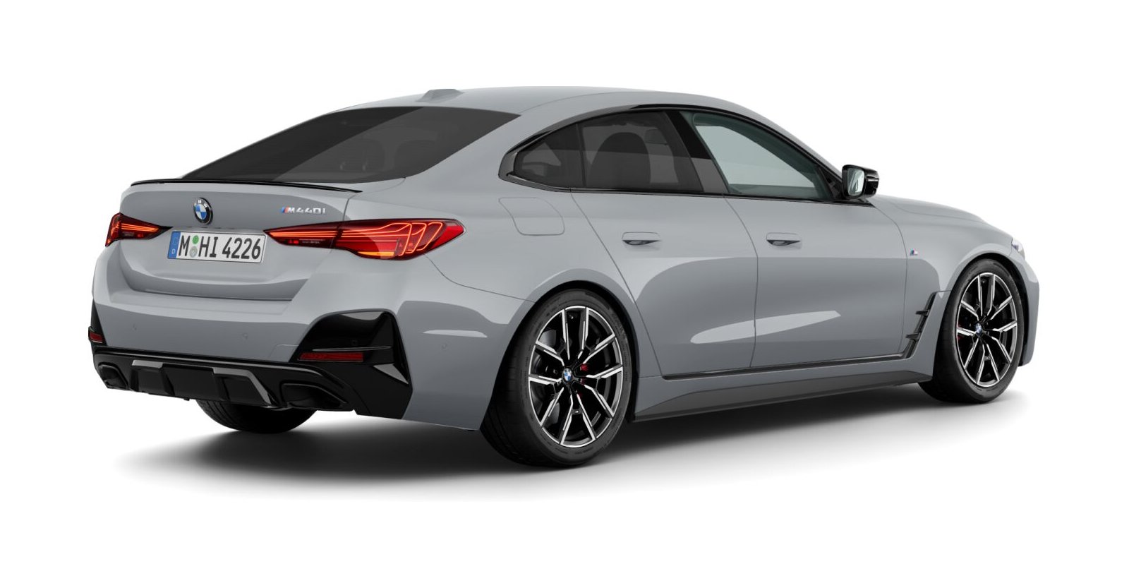 BMW BMW 4er in Grau von hinten BMW BMW 4er in Grau von hinten