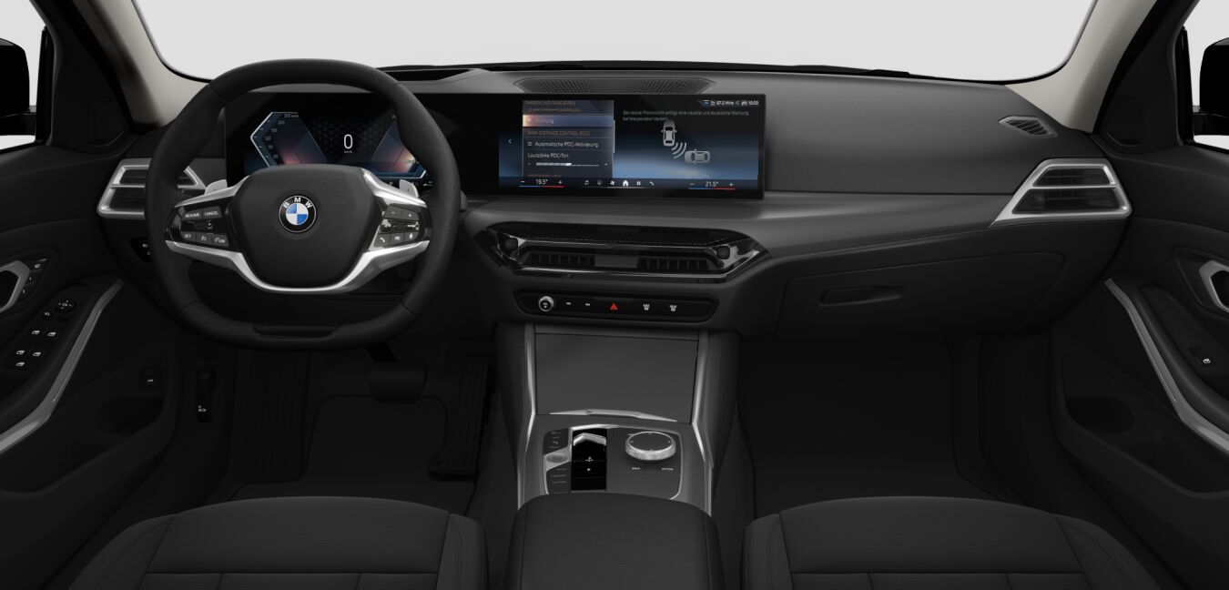 BMW BMW 3er im Innenraum von vorne BMW BMW 3er im Innenraum von vorne